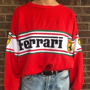Ferrari crew neck sweater